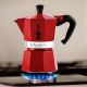 Bialetti Moka Express Espresso Maker - Red (6 Cup)
