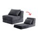 CloudRest by DH Fold-Out Compression Sofa Bed (Black)