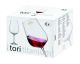 Bohemia Crystal Tori Titanium Burgundy Glasses 850ml 6pk