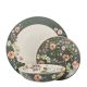  Maxwell & Williams Arcadia Coupe Dinner Set Green 12pc