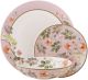  Maxwell & Williams Arcadia Coupe Dinner Set Pink 12pc