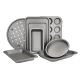 KitchenCraft Carbon Steel Non-Stick 8-Piece Bakeware Set Cooking Baking Tools