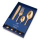 Nicolson Russell Bella Casa Gold Cutlery Set, 4pc