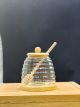 Zest Glass Honey Jar W/ Dipper-470ml-Beehive
