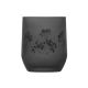 SFrosted Tokyo Tumbler Glass 300ml Black Each
