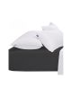 Egyption Cotton Co Fitted Sheet  400 Thread (182 x 200/4 cm) (Black)