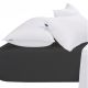 Egyptian Cotton Fitted Sheet 400 Thread Count (White, King 182x190x40)