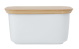 Maxwell & Williams White Basics Butter Dish With Bamboo Lid