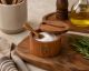 Home Classix Wooden Salt/Spice canister with Spoon