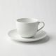 Galateo Super White Coupe Cup & Saucer