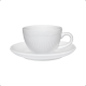 Maxwell & Williams White Basics Rococo Demi Cup and Saucer 90ml