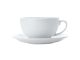 White Basics Cappuccino Cup & Saucer 320ml