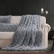 Cotton Co Prague Faux Fur Throw (Grey, 120X180)