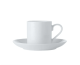 Maxwell & Williams White Basics Straight Demi Cup & Saucer 100ml