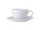 Maxwell & Williams White Basics Coupe Demi Cup & Saucer 100ml