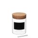 KitchenCraft Natural Elements Eco-Friendly Small Glass Storage Canister