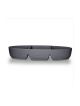 Eetrite Charcoal Ripple Snack Platter 3 Division