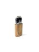 Eetrite Acacia Wood Knife Block Set 6pc