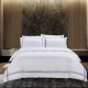 Cotton Co Giorgio White/Grey Duvet Cover Set – 400 Thread Count (Super King: 260cm x 230cm)