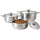 Rolux Stainless Steel Pot Set 3pc