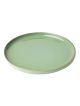 Omada Flat Stackable Green Dinner Plate