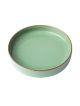 Omada Flat Stackable Green Pasta Bowl 