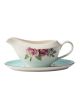 Jenna Clifford Wavy Rose Gravy Boat With Saucer