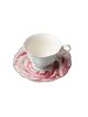 Jenna Clifford Wavy Rose Cup & Saucer