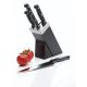 Verge Kitchen Craft Knife Block 5pc - Black