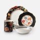 Jenna Clifford Midnight Bloom Dinner Set 16pc  + Free Salad Bowl 23cm