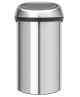 Touch Bin 60 Litre - Matt Steel