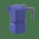 Pezzetti Penta Express Stove Top Coffee Maker 6-Cup, Torpedo Blue