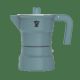 Pezzetti Solid Express Stove Top Coffee Maker 6-Cup (Greenish Vigor)