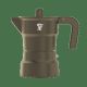 Pezzetti Solid Express Stove Top Coffee Maker 6-Cup (Sidereal Luxury)