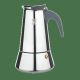 Pezzetti Steel Express Stove Top Coffee Maker 4-Cup, Stainless Steel