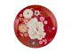 Maxwell & Williams Kimono Cake Plate 20cm Gift Boxed (Red)