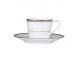 Noritake Toorak Platinum Espresso Cup & Saucer 100ml