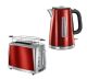 Russell Hobbs Luna Kettle & Toaster Set (Red)