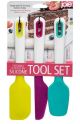 Joie Spatula Spoon & Jar Scraper Set 3pc