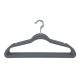 LeLuxe Grey Velvet Hanger 10pk + 2