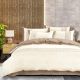 Donatela King Duvet Cover Set – Cream 400 Thread
