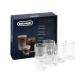 De'Longhi Hot & Cold Coffee Glasses Collection Set of 6 - DLSC326