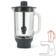 Kenwood Thermoresist Glass Blender Attachment – KAH359GL