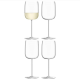 LSA International Borough White Wine Glasses - Set of 4