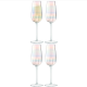  LSA International Pearl Champagne Flute 250ml - Set of 4