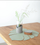 LIND DNA Monstera Leaf Nupo Leather Table Mat Large 
