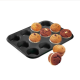 Zenker Black Metallic 12 Cup Muffin Tin 38x26cm