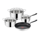 Jamie Oliver By Tefal Essentials Stainless steel Cookware Set, 7-Piece 