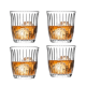Pasabahce Joy Whiskey Glasses 360ml – Set of 4