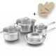 Brabantia Amsterdam Stainless Steel Cookware Set, 7-Piece